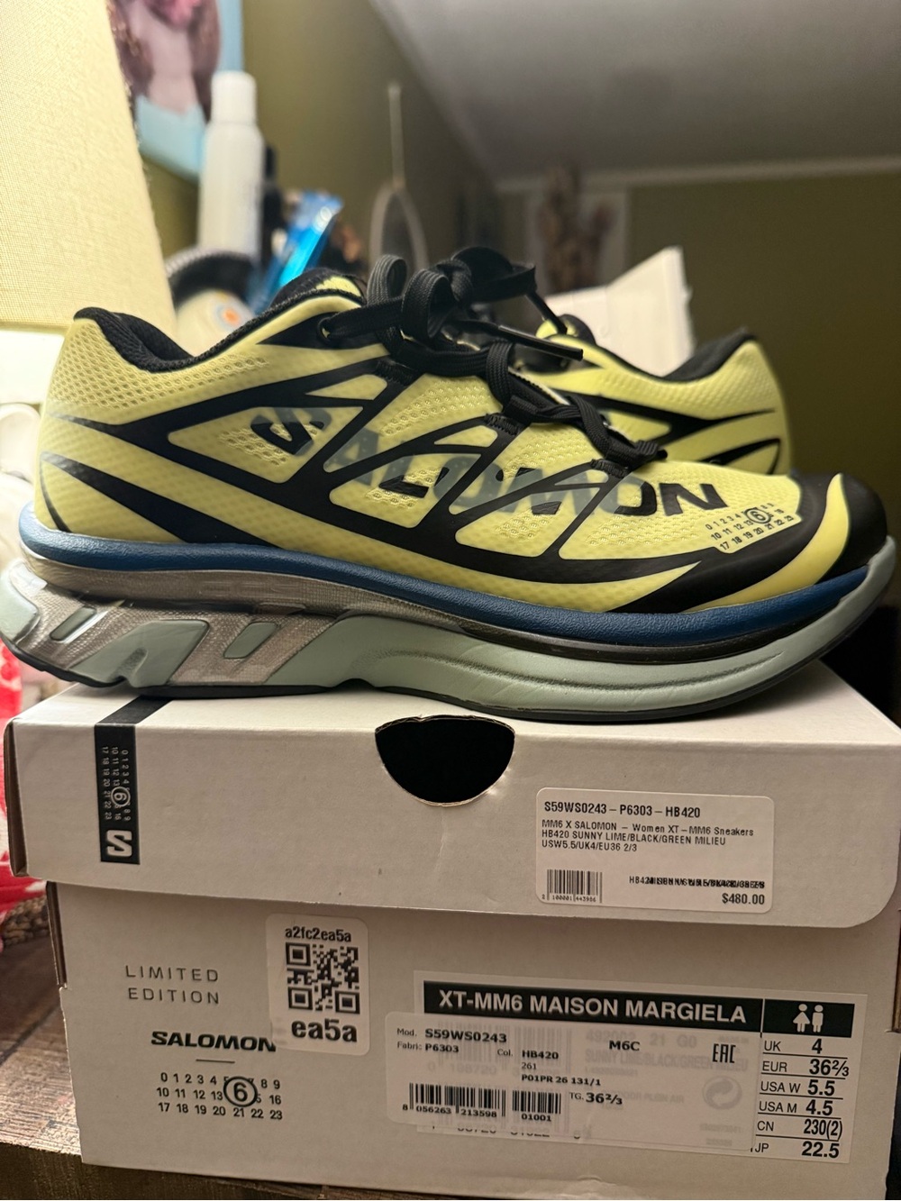 Salomon x MM6 - Sunny Lime